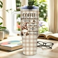 thumbnail image 2 of Birthday Gifts for Women, Funny Tumbler Gifts for Coffee Lovers, Best Gnome Gift Ideas, 40 Oz Tumbler with Handle Lid and Straw, 2 of 6