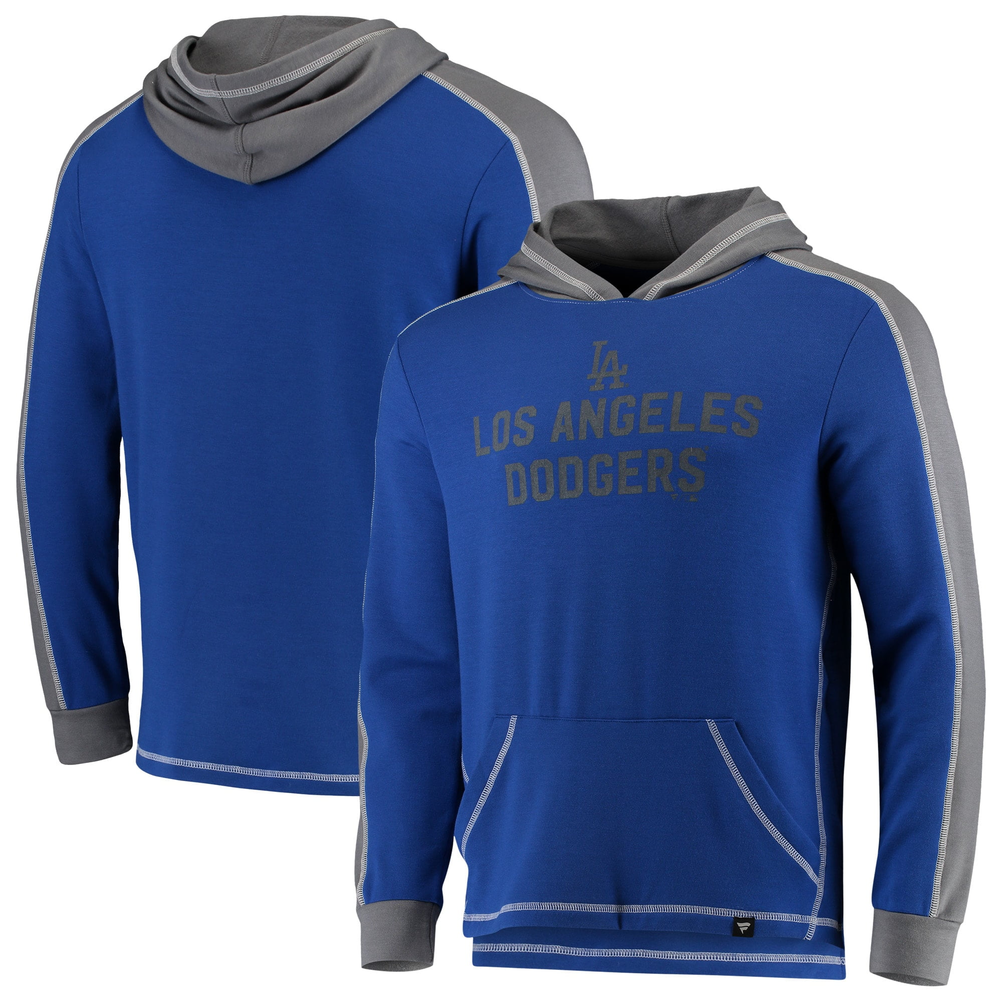 Los Angeles Dodgers Fanatics Branded Iconic Colorblock Pullover Hoodie 