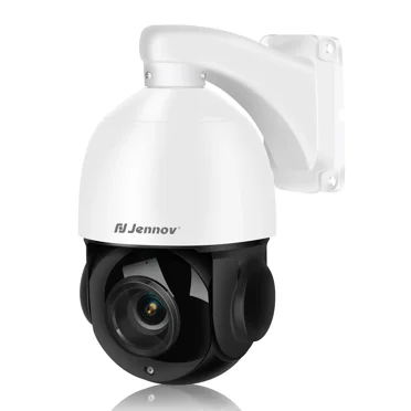 Jennov 360° 4K 8MP POE PTZ Security IP Camera 20x Optical Zoom CCTV 50M IR Night Vision with Onvif Outdoor/Indoor IP66 Waterproof Metal Housing