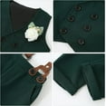 thumbnail image 2 of Dtiaagto Toddler Baby Boy Clothes Suit Gentleman Wedding Outfits, Formal Dress Shirt+Bowtie+Vest+Boutonniere+Suspender Pants, 2 of 7