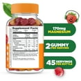 thumbnail image 2 of Lifeable Magnesium Citrate for Kids Supplement, for Sleep, Stress Relief Support, 90 Gummies, 2 of 9