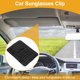 thumbnail image 2 of Clip para gafas de sol del coche Unique Bargains, soporte universal para gafas de sol en el parasol del coche, cuero negro 15.7x11.7cm 1 Pcs, 2 of 7