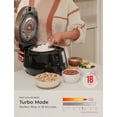 thumbnail image 4 of CUCKOO High Pressure Rice Cooker 6-Cup Uncooked / 12-Cup Cooked with Nonstick Inner Pot, Versatile Rice Maker with 12 Menu Options and Steam Plate, Fuzzy Logic Tech, Voice Guide, Black (CRP-P0609S), 4 of 9