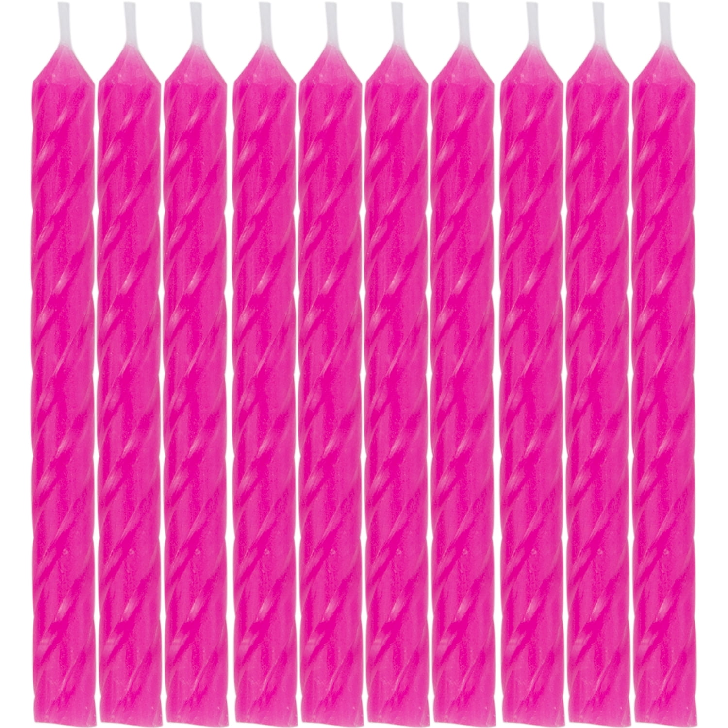 Pink Birthday Candles