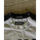thumbnail image 5 of Camiseta de algodón con estampado de letras para hombre y mujer, estilo hip-hop, rock, gótico, punk, informal, estilo callejero, cuello redondo, holgada, de gran tamaño, de manga corta, 5 of 5