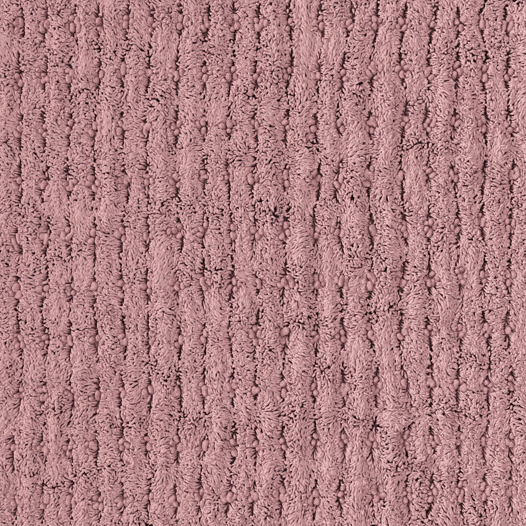 Beautiful by Drew Barrymore Cotton Bath Rug, Rose Pink, 20 in x 34 in