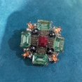 thumbnail image 5 of Baroque Rhinestone Brooch Pin for Women Men Vintage  Crystal Round Ball Victorian Art Deco Brooches Lapel Pins Elegant Dress Accessories Wedding Birthday Jewelry Corsage, 5 of 12
