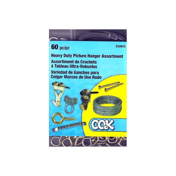 Bundle of 4 Kits - Ook Heavy Duty Picture Hanger Kit - 533973 (60-Piece Pack)