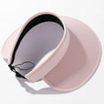 thumbnail image 6 of Lroveb Sun Visors for Women Outdoor Hat Solid Color Cool Casual Elegant Adjustable Baseball Cap, 6 of 8