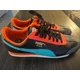 thumbnail image 4 of PU & MA Roma Black Blue Teal Turqoise Neon Orange Shoes Mens Size 12, 4 of 6