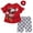 Red Grey, variant on Disney Minnie Mouse Toddler Girls Crossover T-Shirt Bike Shorts and Scrunchie 3 Piece Outfit Set Infant to Big Kid