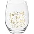 thumbnail image 3 of Primitives by Kathy Stemless Wine Glass - Pour Me Some Holiday Cheer, 3 of 3