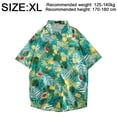 thumbnail image 2 of Camisa casual para hombre, camisas de playa tropicales, camisa de playa estampada, top regular de verano, 2 of 6