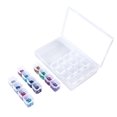 thumbnail image 3 of Caja De Bordado De Diamantes Caja De Almacenamiento Ajustable Organizador Diy Artesanía Pintura Accesorios De Diamantes Herramientas De Belleza De Uñas 28 Rejillas Eigraketly HA014758-00, 3 of 6