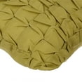 thumbnail image 2 of Cushion Covers, Green European Sham&nbsp;Pillow Covers 26x26 inch (65x65 cm), Linen Euro Pillow Shams, Solid Color, Knots, Textured, Checkered, Contemporary Euro Size Pillow - Green Eyed, 2 of 3