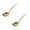 Gold*Two, variant on 1 Pcs Gold Ladle, Stainless Steel Kitchen Ladle, Stainless Steel Spoon, Kitchen Serving Sauce Server, Sauce Ladle Gravy Ladle For Cooking, Dishwasher Safe, Easy to Clean