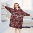thumbnail image 5 of BZSMCE Wearable Blanket Hoodie Fashion Starry Constellation Dance Home Wear, 5 of 7