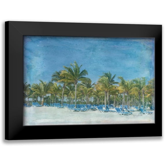 Murdock, Ramona 18x13 Black Modern Framed Museum Art Print Titled - Paradise II