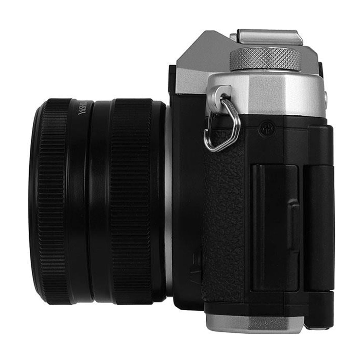 Yashica FX-D 100 13MP 4K Ultra HD Digital Film Simulation Camera, Black/Silver