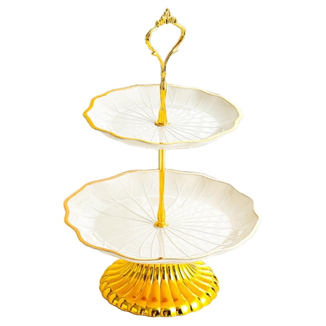 Soporte para cupcakes, elegante soporte para postres y pasteles para celebraciones de aniversario. S con pie