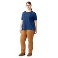 thumbnail image 5 of Dickies Women's Plus Cooling Short Sleeve Pocket T-Shirt, Dynamic Navy, 2PS, 5 of 5
