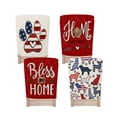 thumbnail image 2 of Patriotic Chair Covers Set of 4 for Independence Day and Memorial Day Decorations, American Flag Design Polyester Chair Back Covers for Home Kitchen Dining Party Holiday, 2 of 6