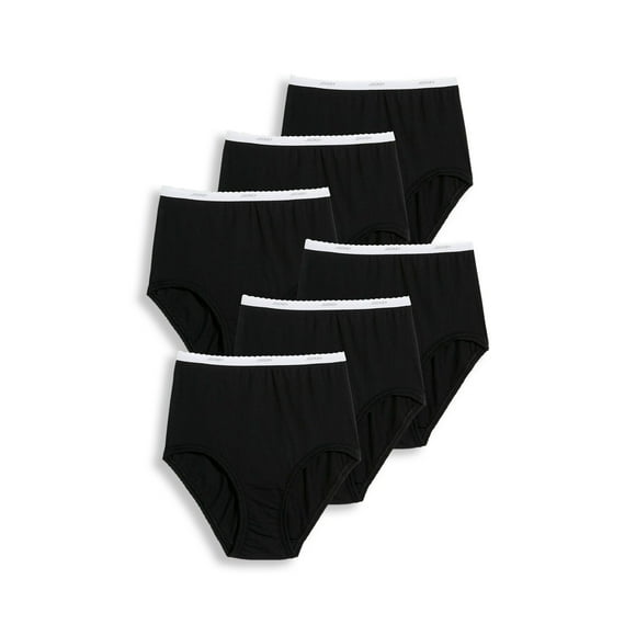 Jockey Women's Plus Size Classic Brief - 6 Pack