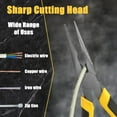 thumbnail image 5 of 6" Long Nose Pliers (Wire Stripping Tool, Multi-Purpose Gripper), 6-Inch Needle-Nose Pliers Reach Confined Spaces, 6 Inch Long Nose Pliers – Multi Functional, By Meiiso, 5 of 7