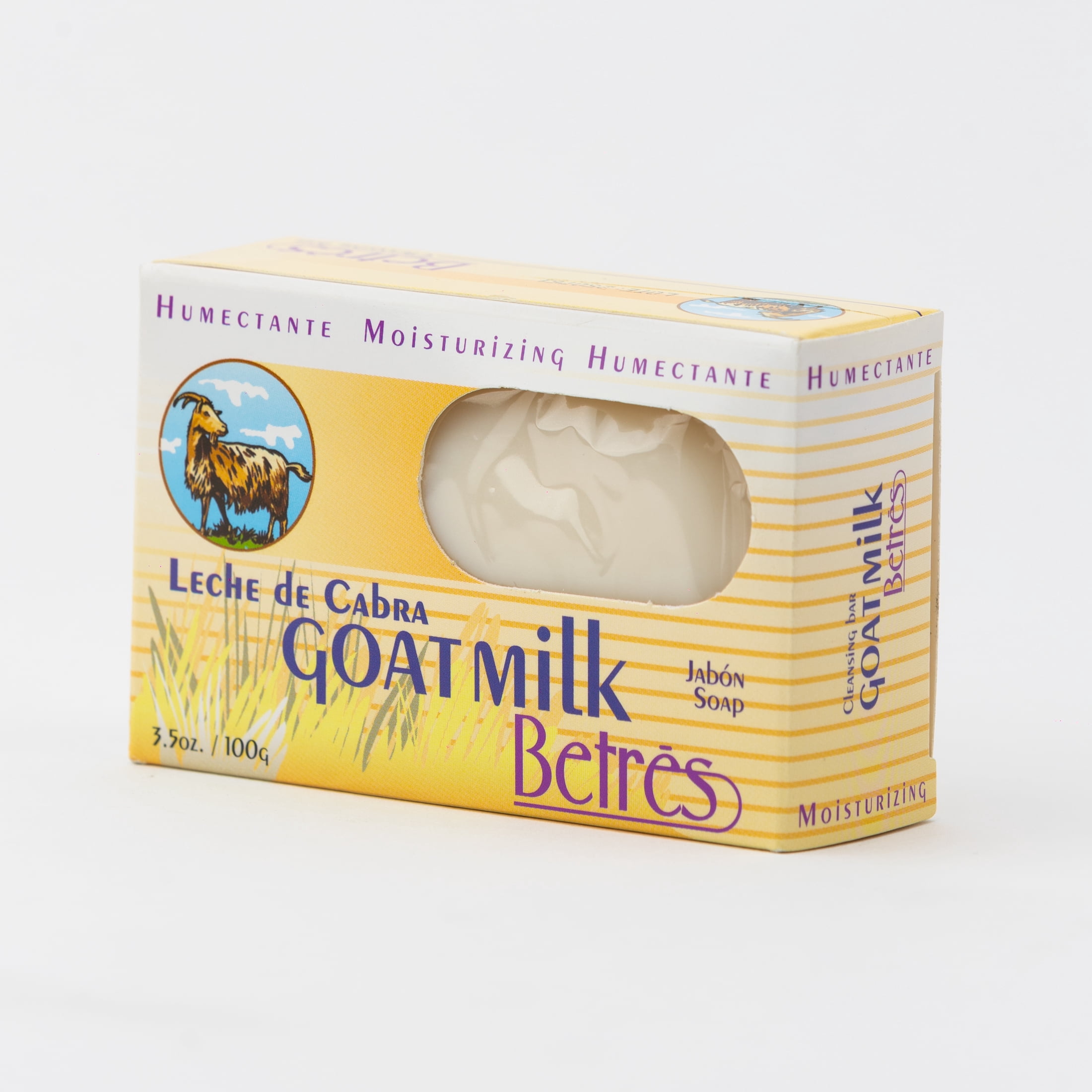 Betres Goat Milk Soap 3.5 oz. Moisturizing Soap,  All Age Groups