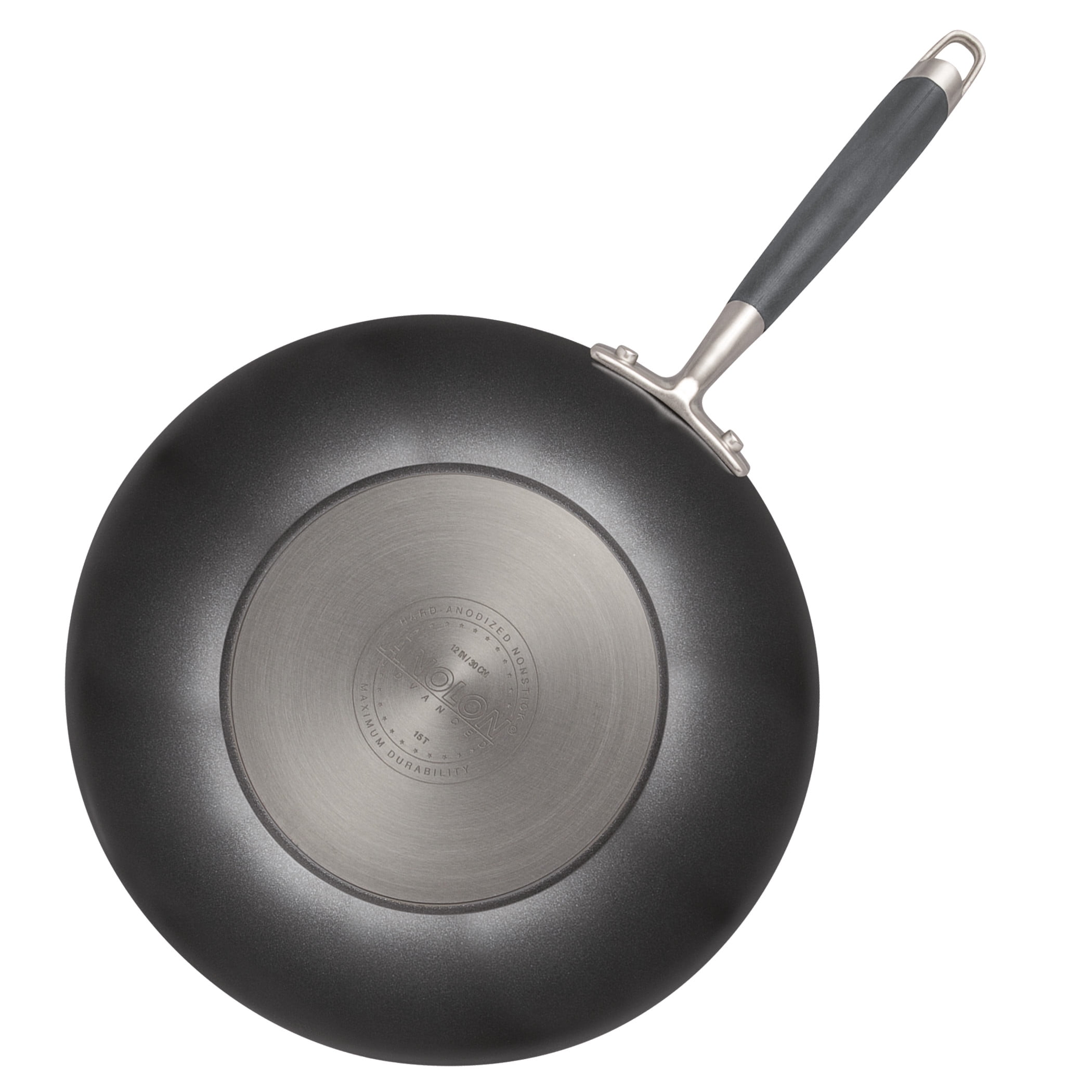  Mueller 12-Inch Fry Pan, Heavy Duty Non-Stick German Stone  Coating Cookware, Aluminum Body, Even Heat Distribution, No PFOA or APEO,  EverCool Stainless Steel Handle, Black: Home & Kitchen