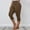 B130 Khaki womens capris for summer clearance under $5, variant on Women Capris Under $5! Cagogo Women's Plus Size Capri Leggings Stretch Casual Summer Black Workout Capris Buttery Soft High Waisted Tummy Control Comfy Yoga Capris