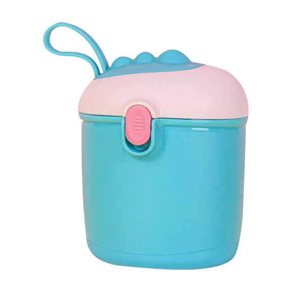 Wovilon Baby Milk Storage Infant Toddler Portable Milk Powder Box Dispenser Food Container Kids Food Storage Snack Box 440Ml
