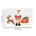 thumbnail image 2 of Darzheoy Christmas Bath Mat 23.6x15.7 Inches Diatom Mud Absorbent Non-Slip for Bathroom Holiday Decor and Home Use, 2 of 7