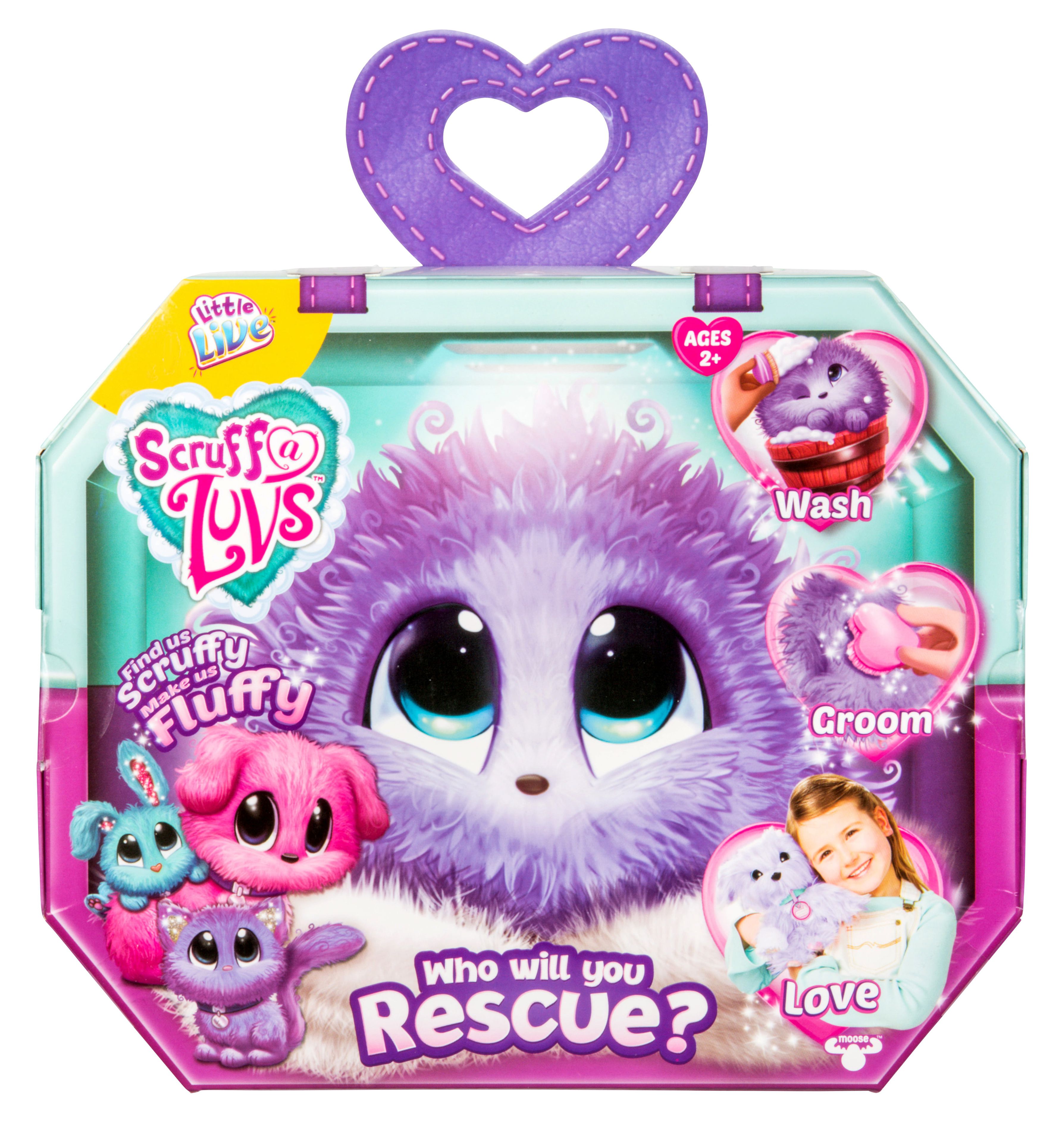 Little Live Pets Scruff-a-Luvs™ Plush Mystery Rescue Pet, Lilac - image 2 of 10