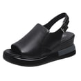 thumbnail image 3 of Mostsola Wedge Sandals for Women 2025 Slingback Heels Open Toe Fashion Platform Sandals, 3 of 9
