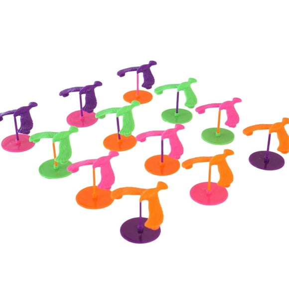SENSORY4U Jeu d'Oiseaux d'Équilibrage - une Douzaine d'Oiseaux d'Équilibre de Pack de Fête - Boîte au Trésor d'École Ou Partie Favorise des Cadeaux pour les Enfants - Jeux de Physique des Jouets de Motricité Fine.