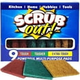 thumbnail image 3 of Scrub Out!   New Heavy Duty Scouring Pads, 9 Count, 3 of 8