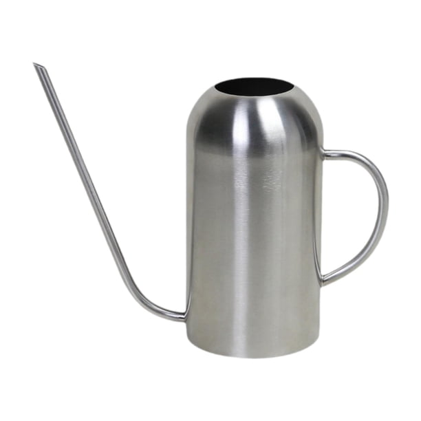 Regadera Acero Inoxidable para Jardinería con Botella de Riego Maceta de Agua y Herramientas de Plantación Función Antigoteo y Boquilla Larga Adecuada para Regar Plantas Oficinas