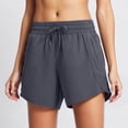 thumbnail image 6 of Gym Shorts Women High Waist Running Shorts for Lightweight Athletic Workout Shorts with Side Pockets and Zipper, 6 of 6