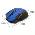 thumbnail image 6 of 2.4Ghz Gaming Wireless Mouse for MacBook Air Pro 2018-2022 With USB Receiver 1000-1600 Adjustable DPI PC Computer Gaming Mouse, 6 of 10