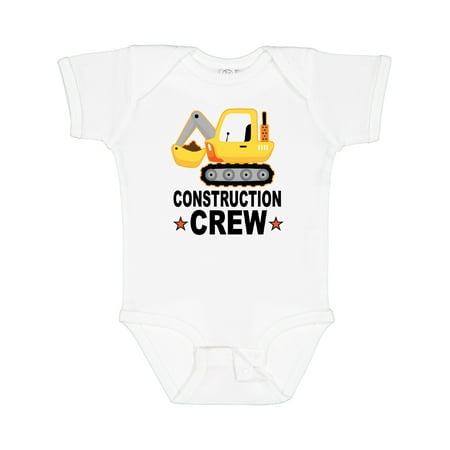 Inktastic Future Construction Worker Crew Boys Baby Bodysuit