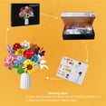 thumbnail image 2 of Set de construcción SIENON Flower Bouquet 1001 unidades con 12 tipos de flores, 2 of 7