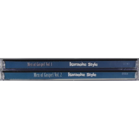 Men of Gospel Karaoke Volumes 1 & 2 CD Set
