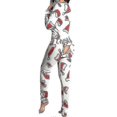 thumbnail image 2 of Women's Open-Back Butt Jumpsuit - Stylish Sleepwear Loungewear 26s, 2 of 4