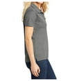 thumbnail image 3 of Yellow Rooster Women’s Micropique Sport-Wick Polo T-Shirts Grey Concrete 3XL, 3 of 6