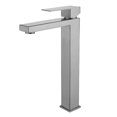 thumbnail image 1 of Grifo monomando alto para lavabo de latón cromado, plateado, 32*15cm, 1 of 4