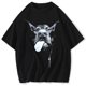 thumbnail image 1 of Camiseta gótica con estampado de perro para hombre, ropa de calle de Hip Hop, Punk, Vintage, lavada, de gran tamaño, Tops, ropa de verano7, 1 of 3