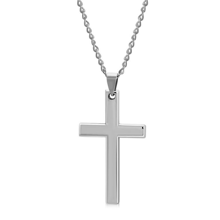 Catholic cross necklace deals