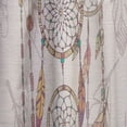 thumbnail image 4 of DESIGN ART Designart 'Bohemian Dream Catcher with Beads & Feathers' Southwestern Curtain Single Panel 52 in. wide x 84 in. high - 1 Panel 84 Inches, 4 of 5