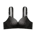 thumbnail image 2 of Summer Akafmk Plus Size Womens Bras,Push Up Bras for Women,Women's Large Breasts Small Bras Large Cup Sizes Chaoshan Women's Underwear Thin Styles Summer Without Steel Rims Black L, 2 of 4